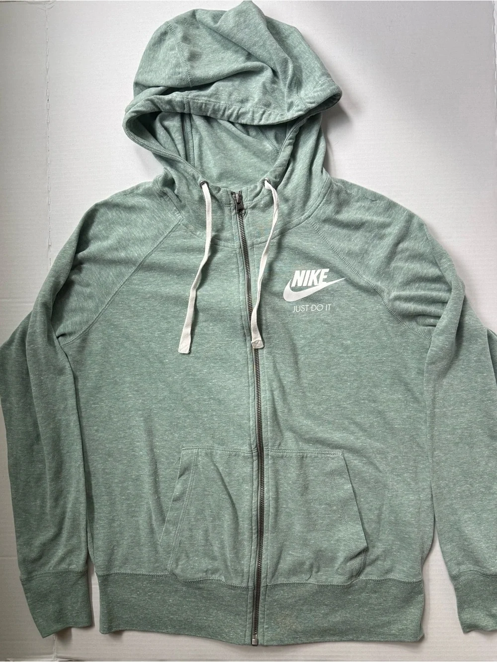Nike Women's Sportswear Gym Vintage Full Zip Hoodie - Size Medium